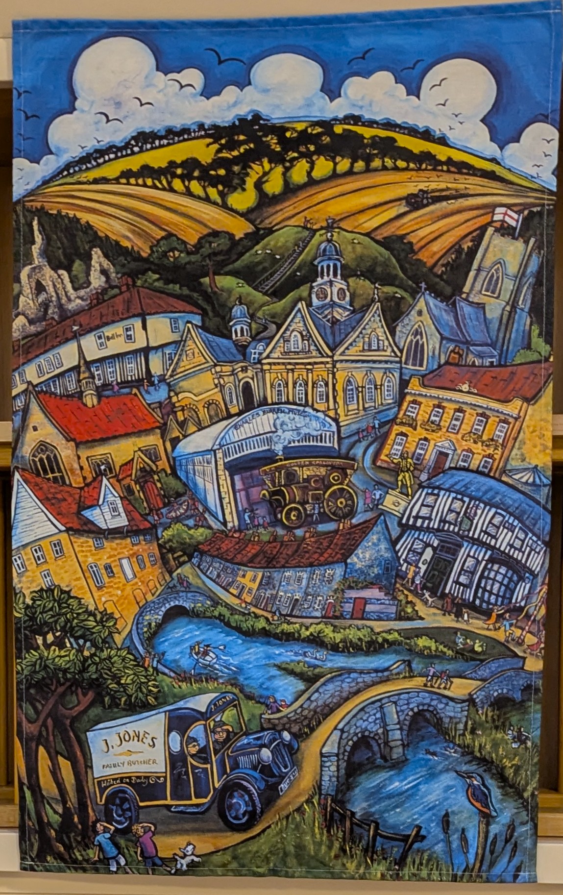 Emily Chapman "Everything Thetford" Tea Towel